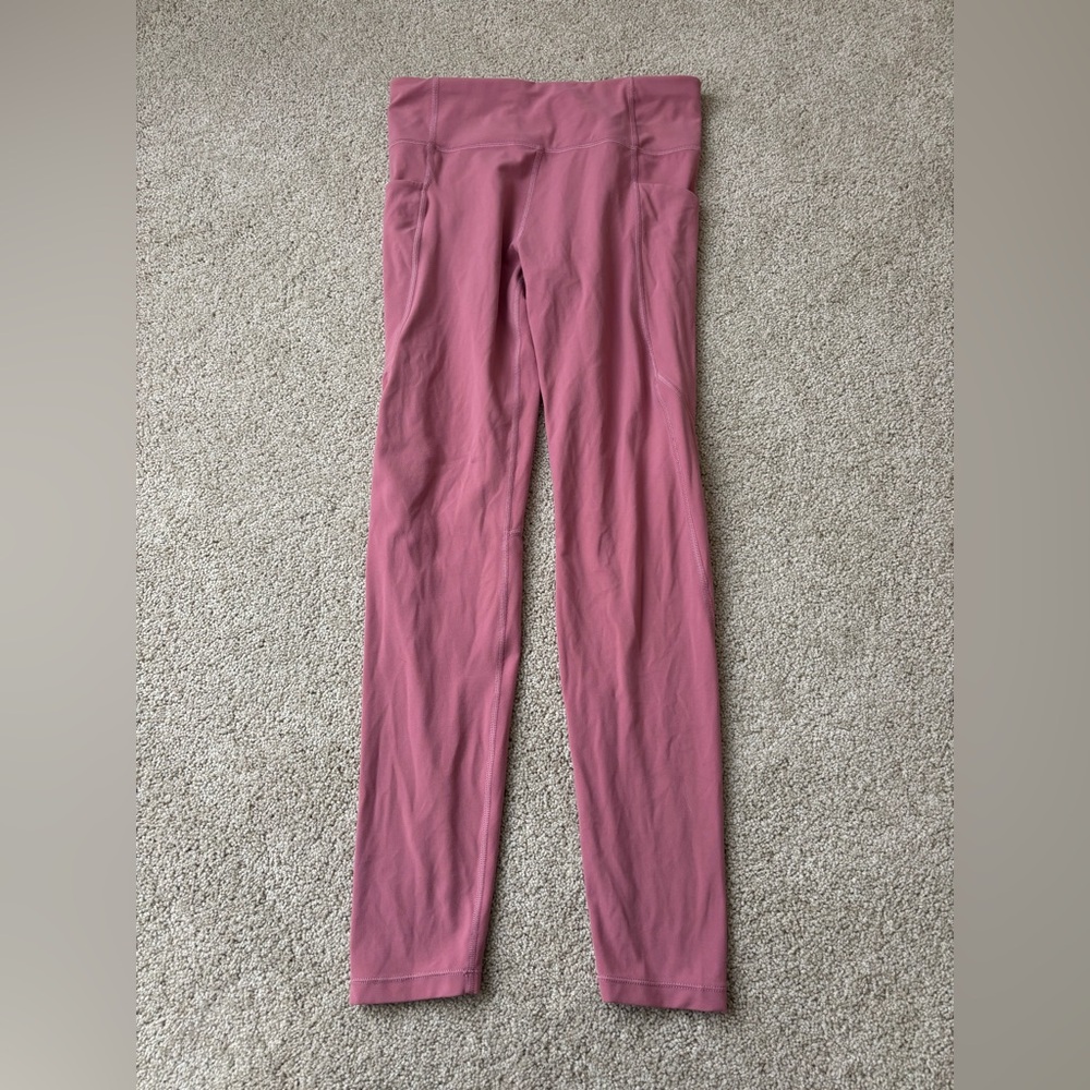Girls athleta girl high rise stash your treasures leggings 16 pink, athletic